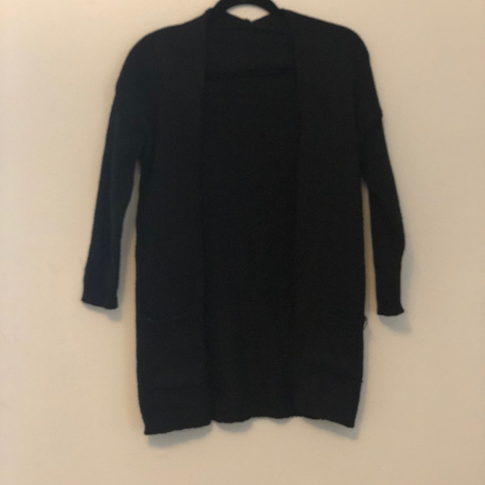 Black cardigan